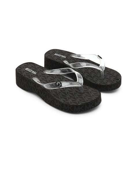 michael kors kids flip flops